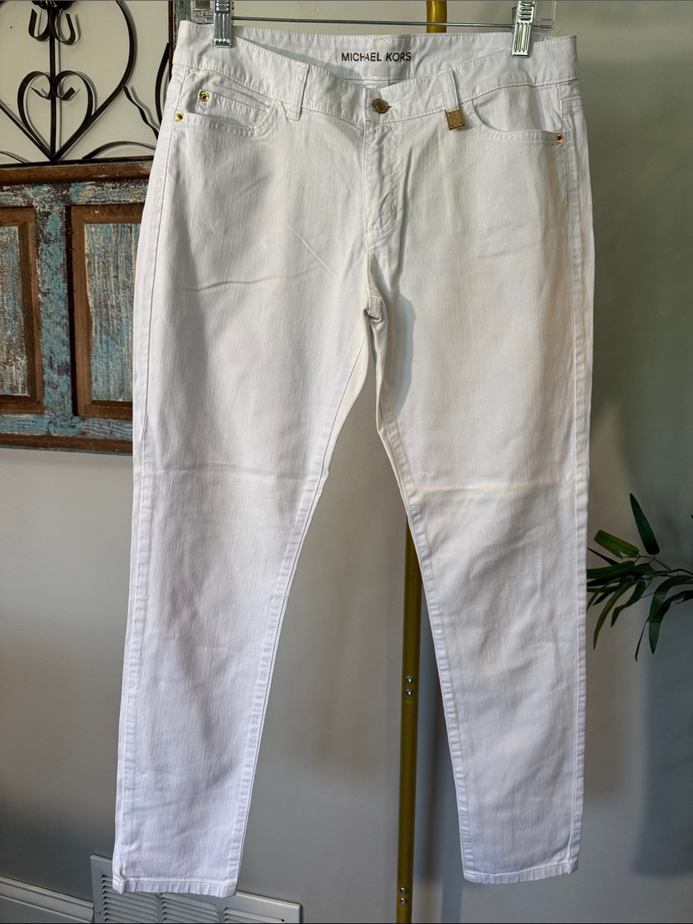 Michael Kors White Women's Skinny ankle Jeans